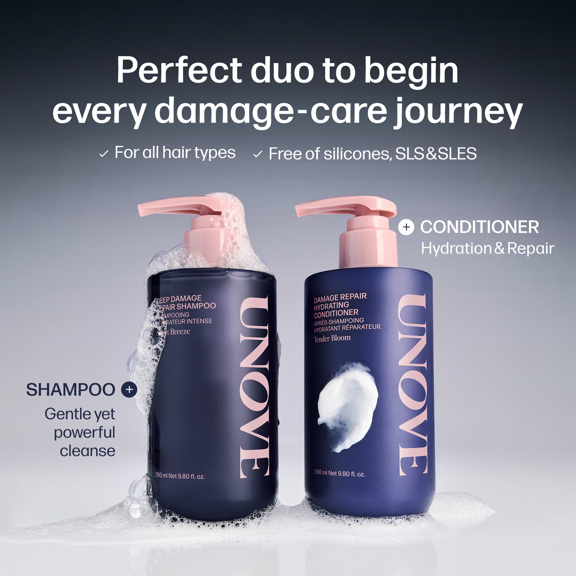 Shampoo and conditioner duo