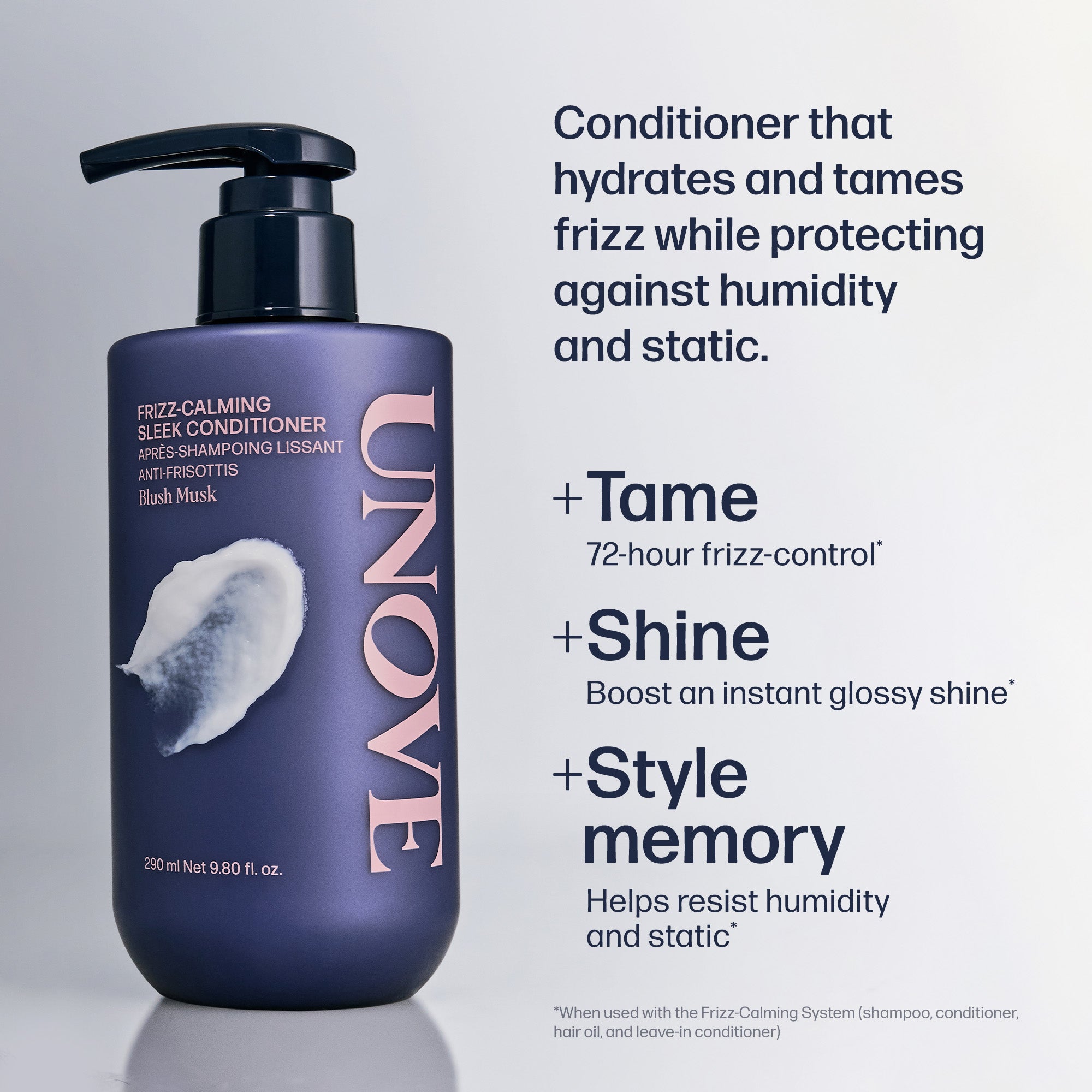 トリートメント hamu UNOVE Frizz-Calming Sleek Conditioner | 72H Frizz Control