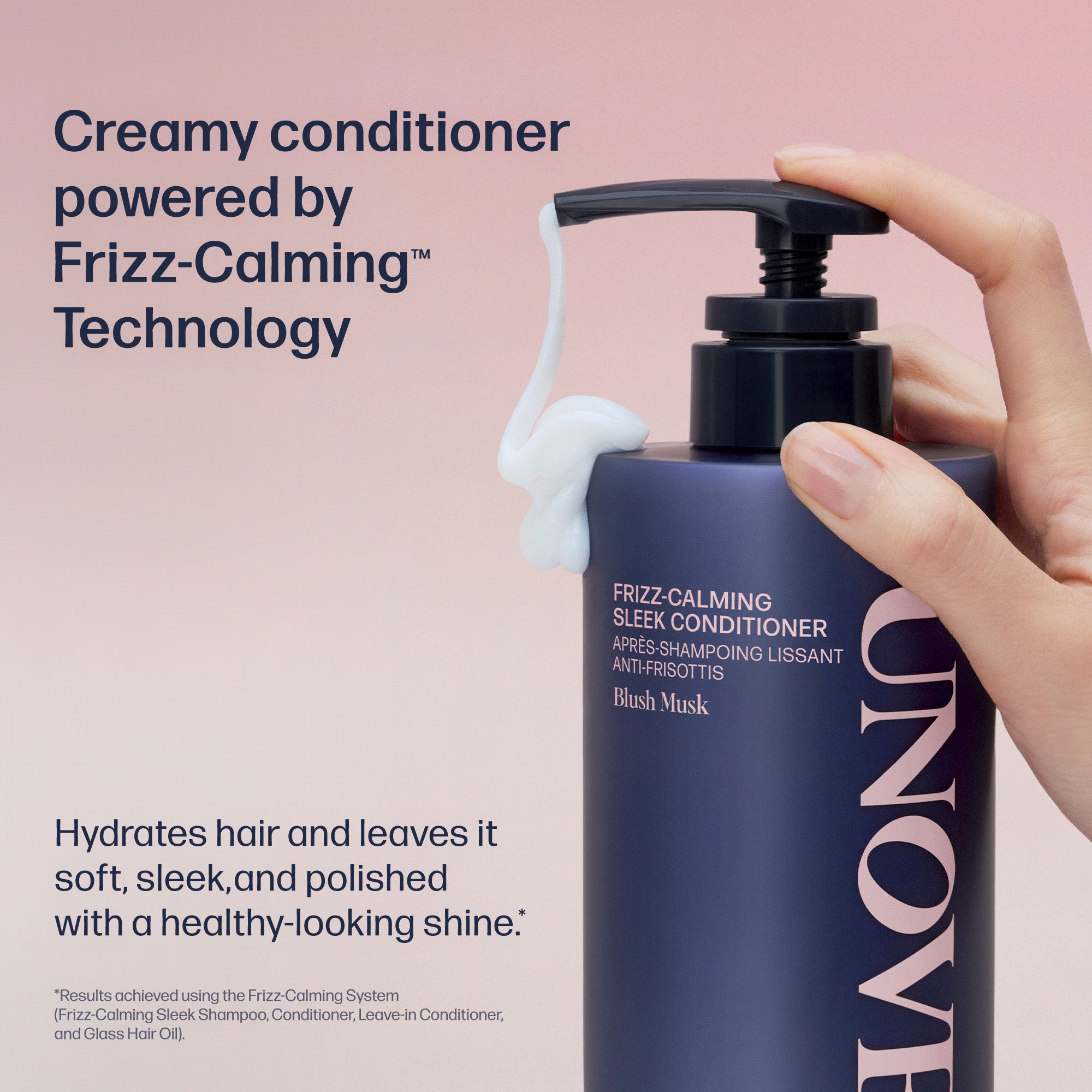 UNOVE Frizz-Calming Sleek Conditioner | 72H Frizz Control