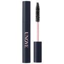Mascara with black brush and black casing on a white background, featuring the brand 'UNOVE'.