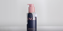UNOVE Damage Repair & Shine leave-in conditioner bottle with creamy texture dripping over the pump, displayed against a clean studio background