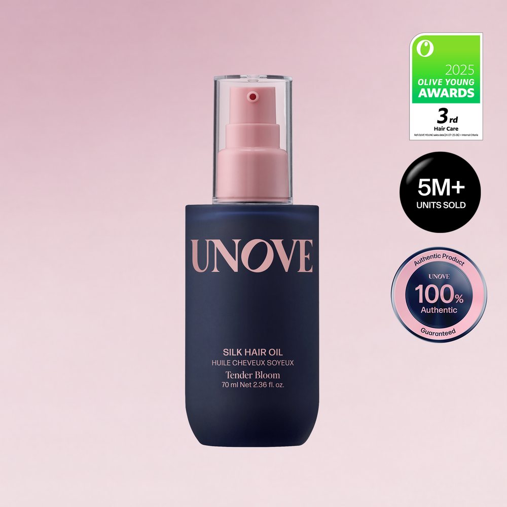 UNOVE Silk Hair Oil 70ml, Tender Bloom